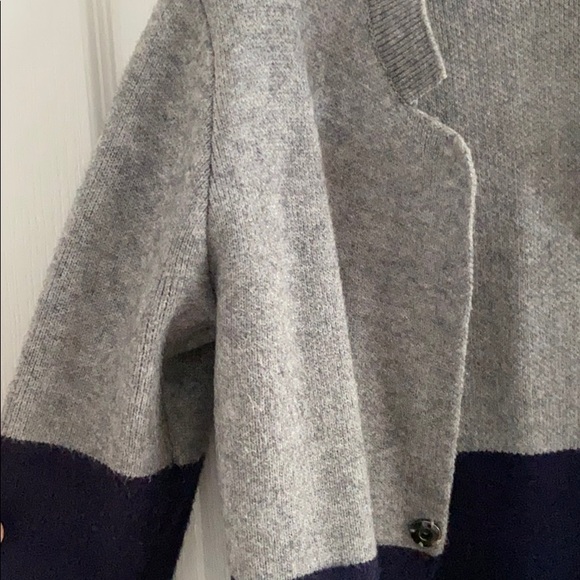 Colourblock Longline Cardigan - Picture 4 of 4